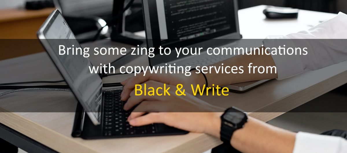 Copywriting services banner